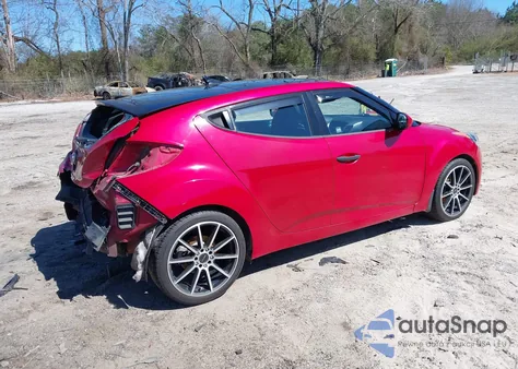 2016 Hyundai Veloster from USA, damaged, VIN KMHTC6ADXGU258985